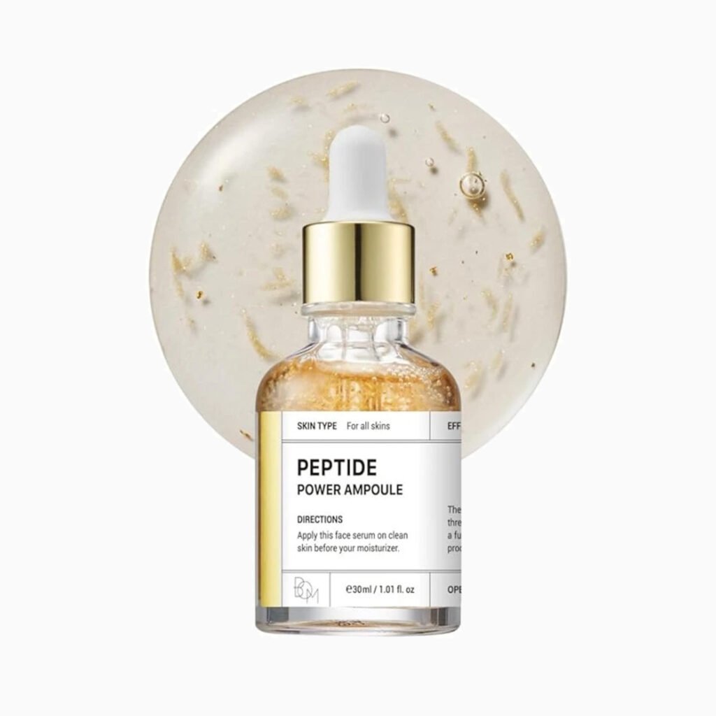 B.O.M. – Peptide Power Ampoule – Intenzivní sérum s peptidy, fermenty a 24K zlatem