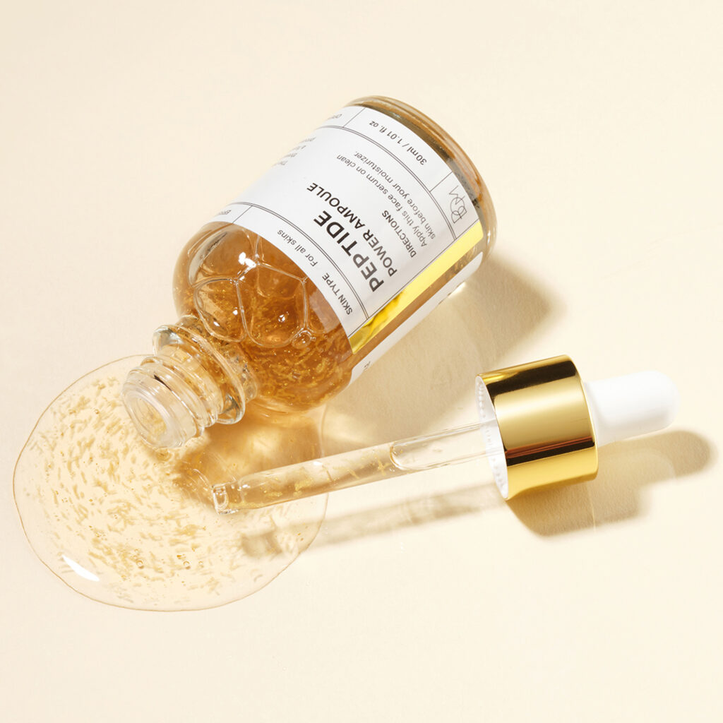 B.O.M. – Peptide Power Ampoule – Intenzivní sérum s peptidy, fermenty a 24K zlatem - Image 4