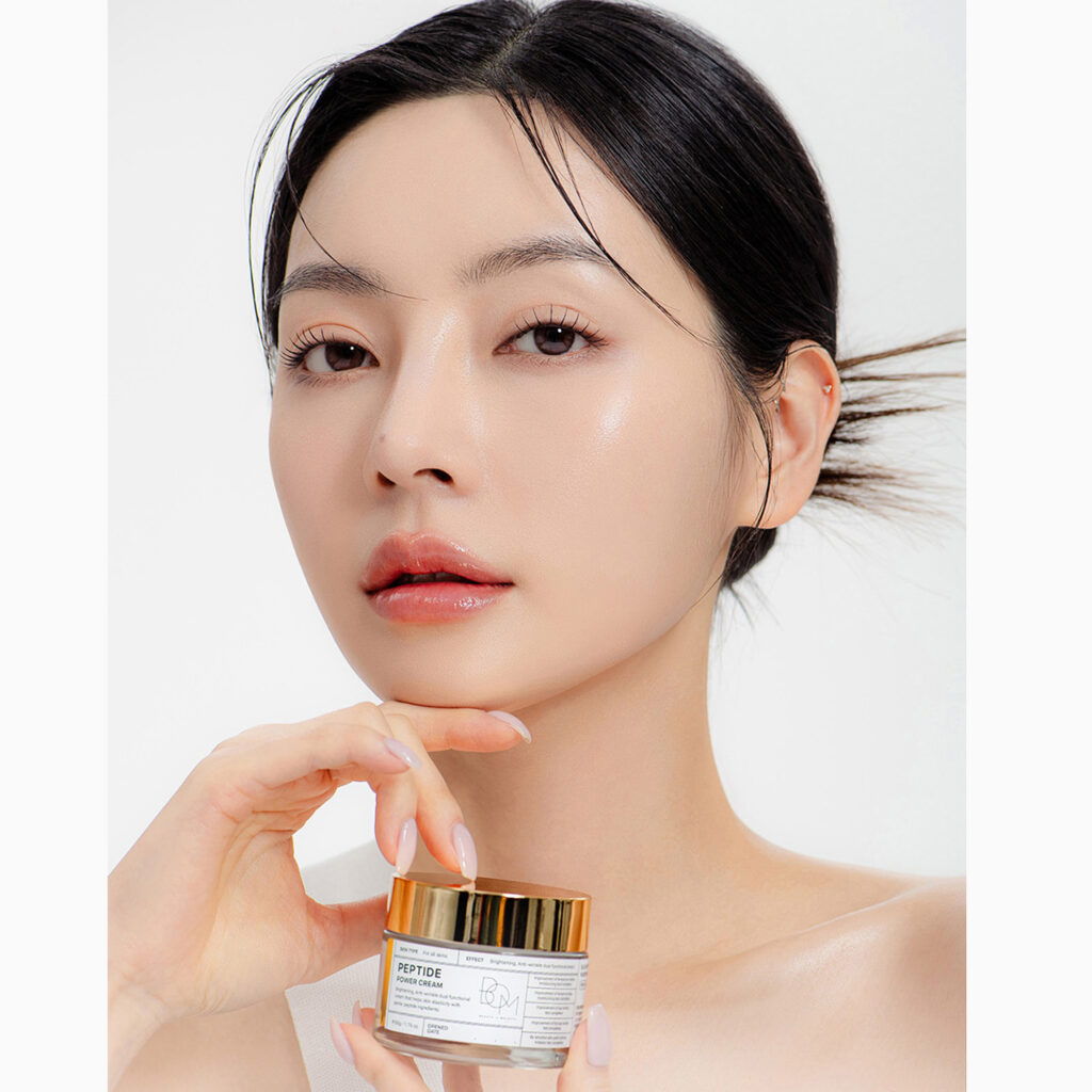 B.O.M. – Peptide Power Cream – Hydratační krém s 8 typy kyseliny hyaluronové a peptidy - Image 2