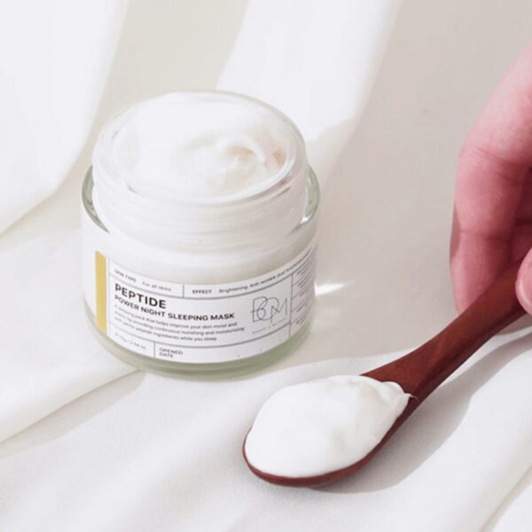 B.O.M. – Peptide Power Night Sleeping Mask – Noční peptidová maska - 75 g