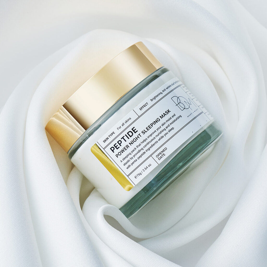B.O.M. – Peptide Power Night Sleeping Mask – Noční peptidová maska - Image 2