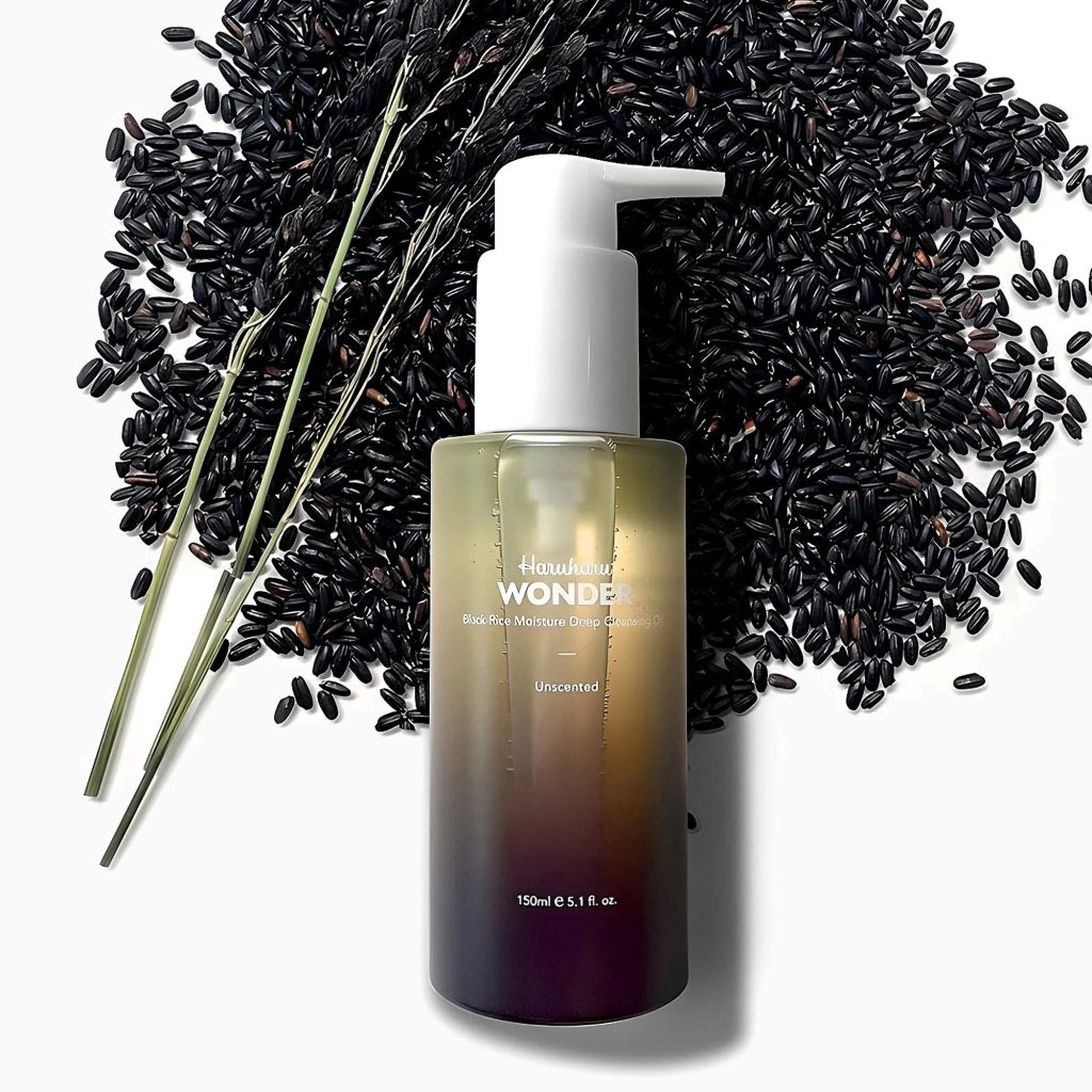 HARUHARU WONDER - Black Rice Moisture Deep Cleansing Oil – Výživný odličovací olej s fermentovanou černou rýží - Image 2