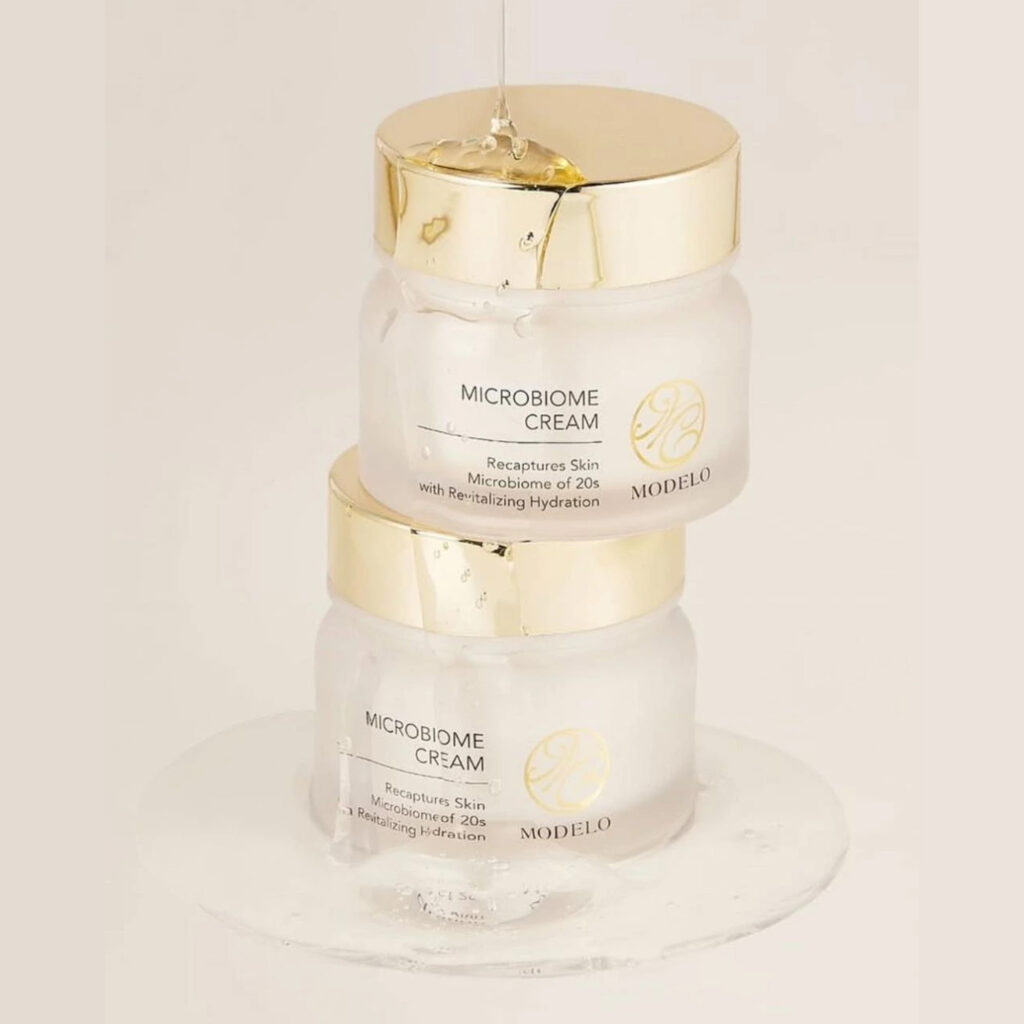 MODELO – Microbiome Cream – Hydratační a regenerační krém s postbiotiky a kyselinou hyaluronovou - Image 3