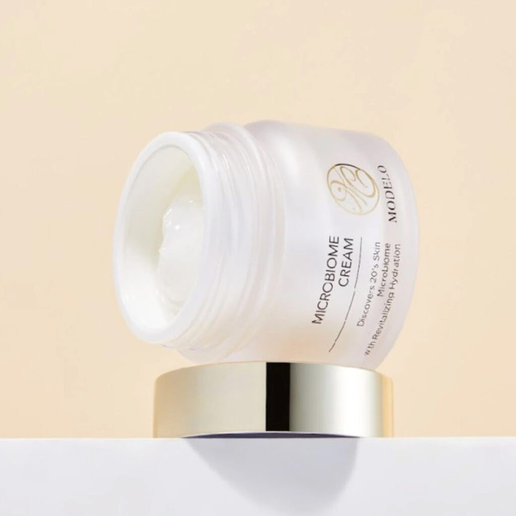 MODELO – Microbiome Cream – Hydratační a regenerační krém s postbiotiky a kyselinou hyaluronovou - Image 2