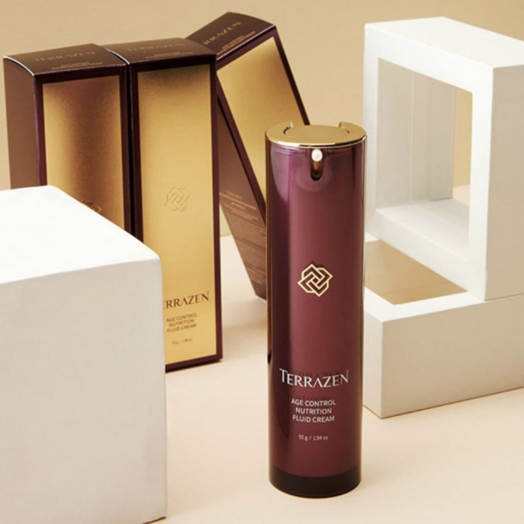 TERRAZEN – Age Control Nutrition Fluid Cream – Lehký vyživující fluid pro pevnější pleť - Image 3