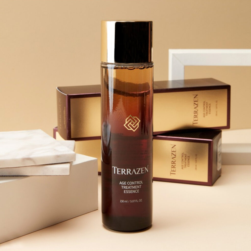 TERRAZEN – Age Control Treatment Essence – Omlazující esence (tonikum) pro pevnější a zářivější pleť - Image 2