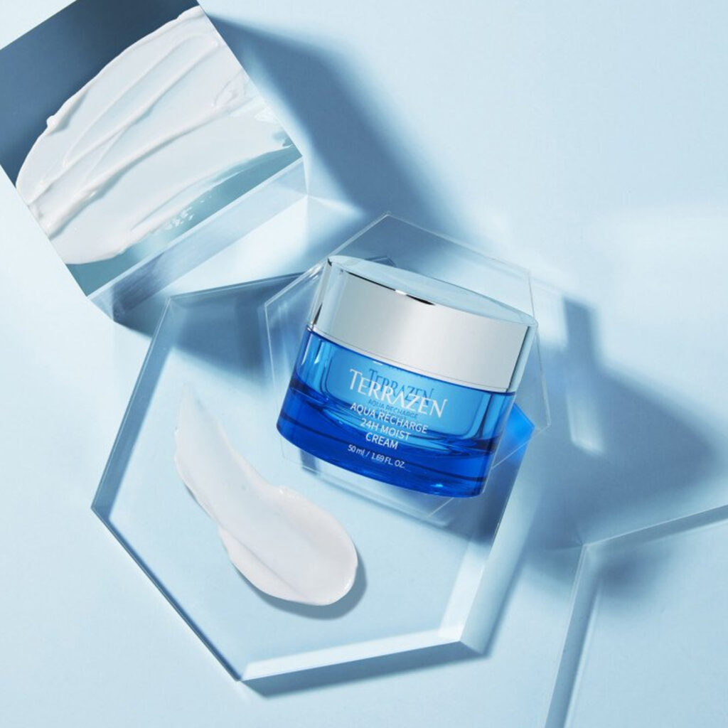 TERRAZEN – Aqua Recharge 24H Moist Cream – Intenzivně hydratační krém s pre- a probiotiky - Image 2