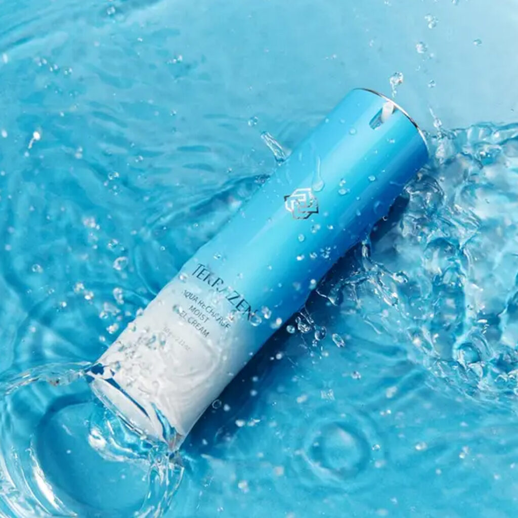 TERRAZEN – Aqua Recharge Moist Gel Cream – Lehký hydratační gel-krém s probiotiky a 7 typy kyseliny hyaluronové - Image 3