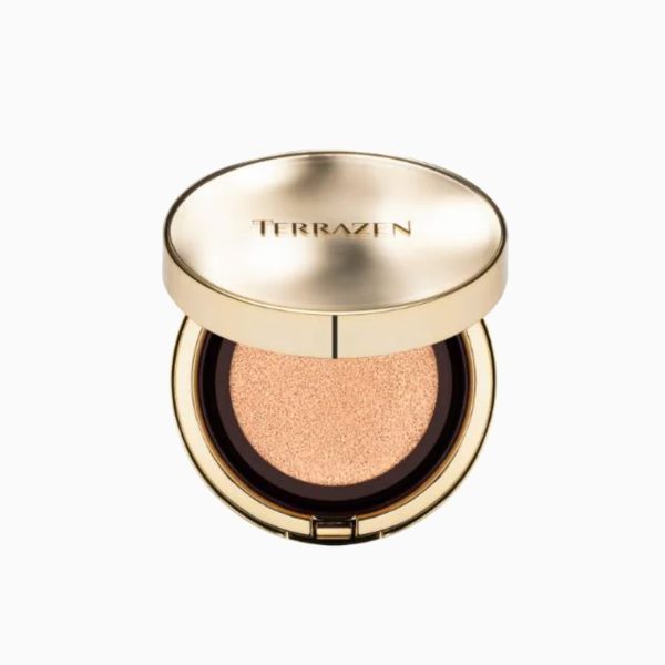 TERRAZEN - Perfect Finish Cushion SPF50+ - Dlouhotrvající pečující cushion make-up s SPF 50 - 15+15 g