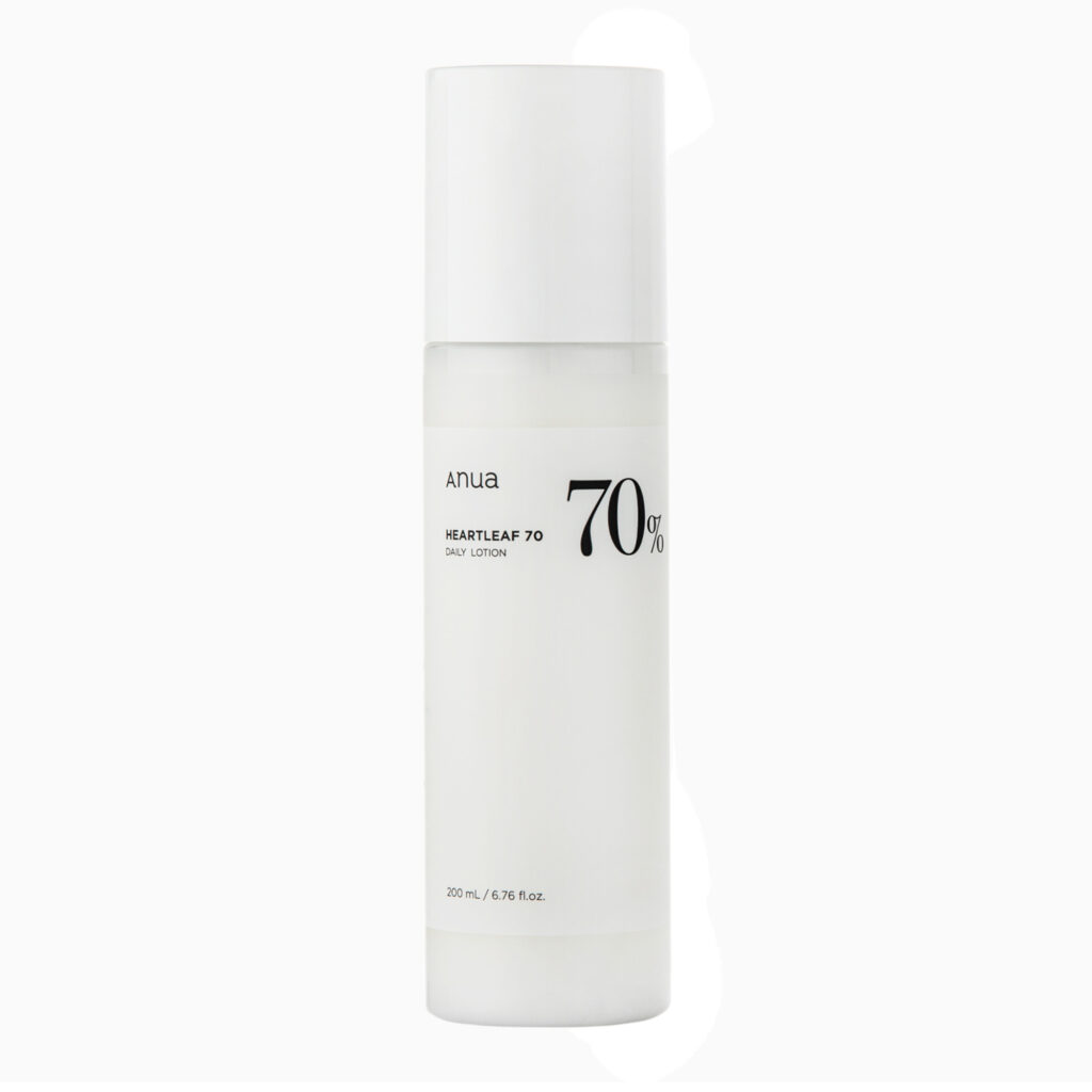 ANUA – Heartleaf 70 Daily Lotion - Lehká hydratační emulze