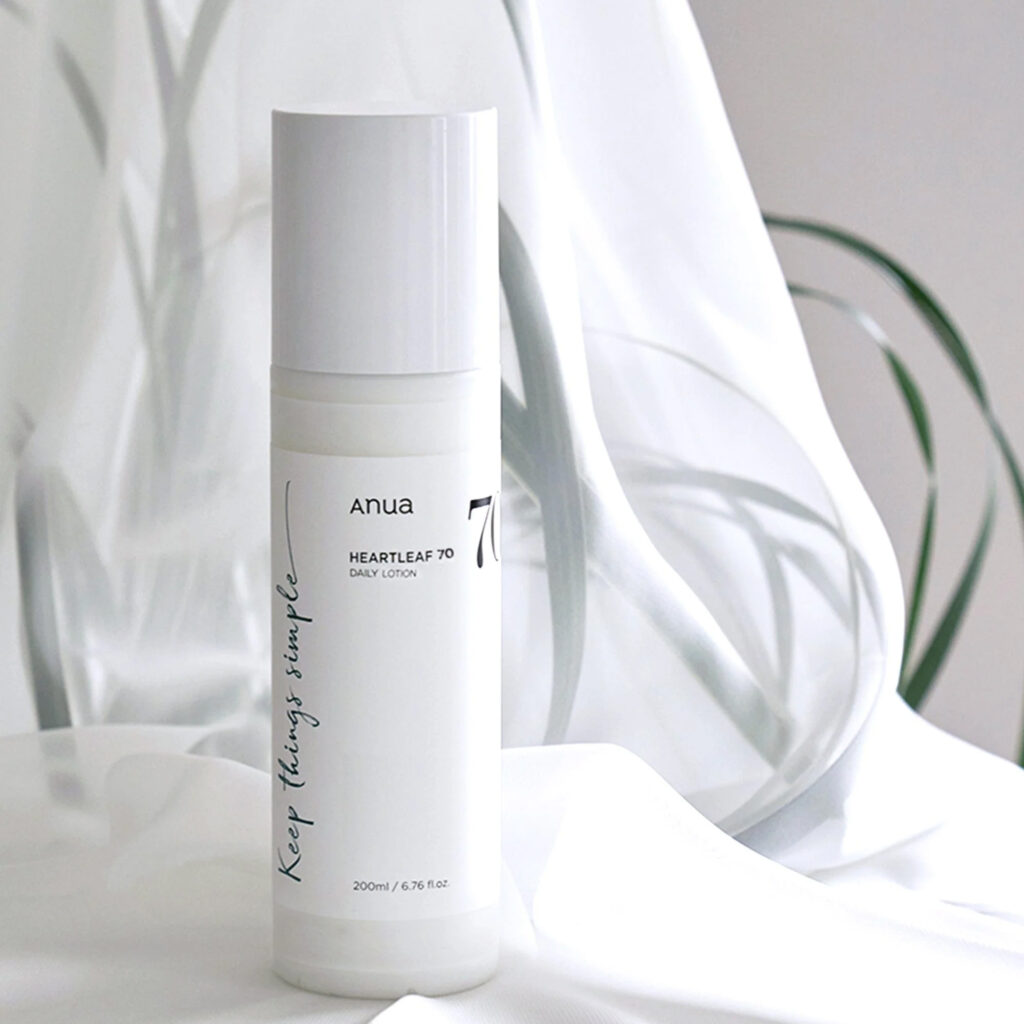 ANUA – Heartleaf 70 Daily Lotion - Lehká hydratační emulze - Image 3