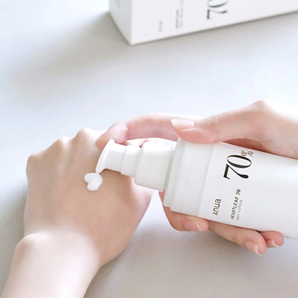 ANUA – Heartleaf 70 Daily Lotion - Lehká hydratační emulze - Image 2
