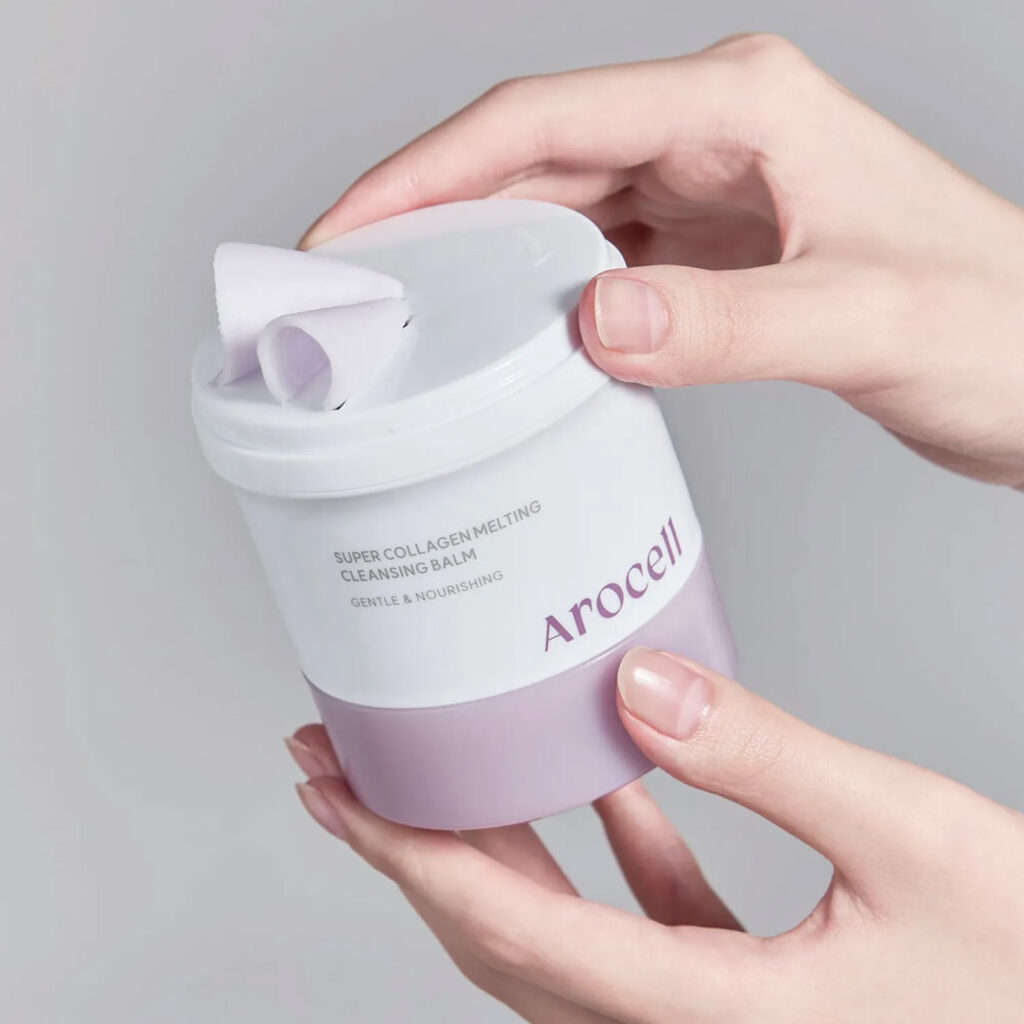 AROCELL – Super Collagen Melting Cleansing Balm - Odličovací balzám s kolagenem - Image 3