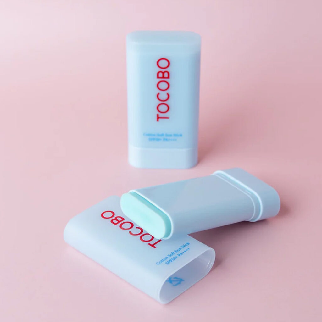 TOCOBO – Cotton Soft Sun Stick SPF50+ PA++++ - Opalovací stick se sametovým finišem - 19 g - Obrázek 2