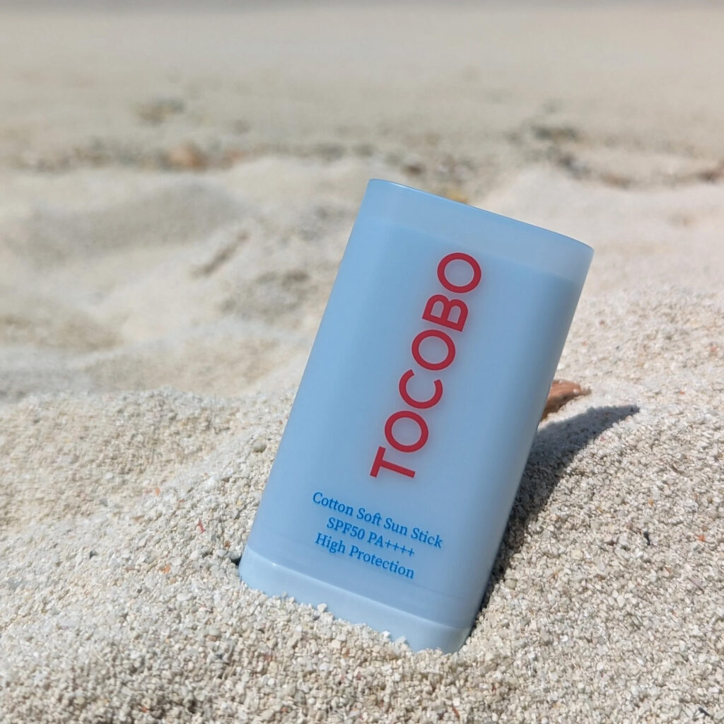 TOCOBO – Cotton Soft Sun Stick SPF50+ PA++++ - Opalovací stick se sametovým finišem - 19 g - Obrázek 3