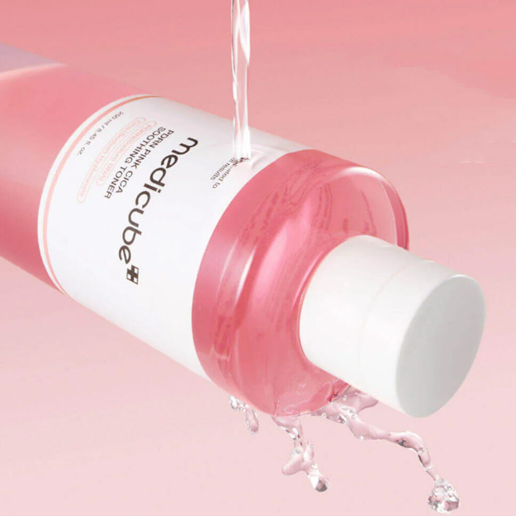 MEDICUBE – PDRN Pink Cica Soothing Toner - Zklidňující a hydratační tonikum s PDRN - 250 ml - Obrázek 3