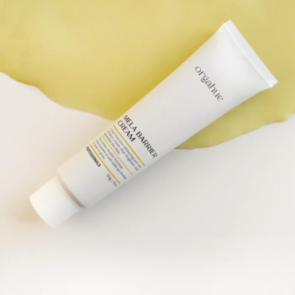 ORGAHUE – Mela Barrier Cream - Rozjasňující výživný krém proti pigmentovým skvrnám - 50 g