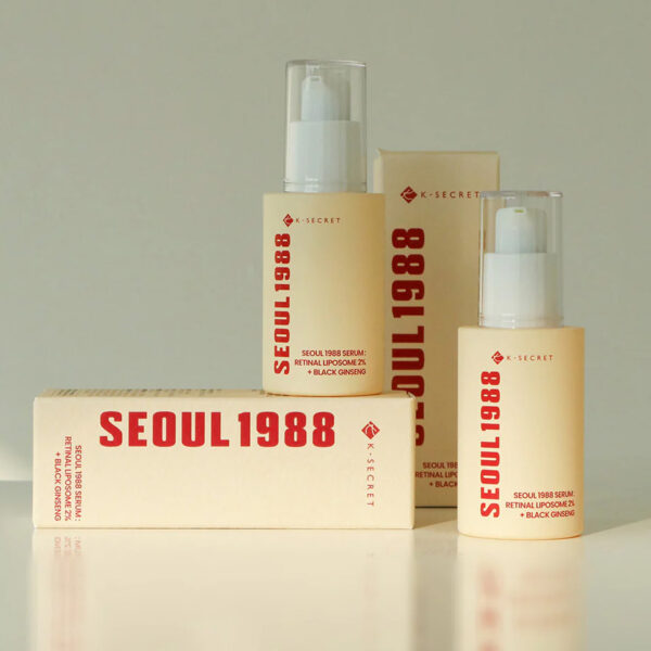 K-SECRET - SEOUL 1988 Serum : Retinal Liposome 2% + Black Ginseng - Zpevňující sérum s retinalem - 30 ml