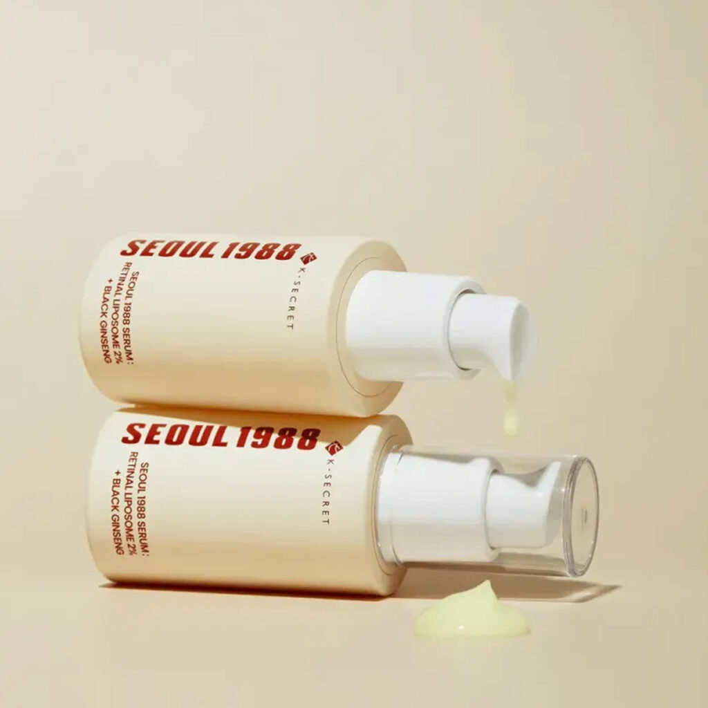 K-SECRET - SEOUL 1988 Serum : Retinal Liposome 2% + Black Ginseng - Zpevňující sérum s retinalem - 30 ml - Obrázek 2