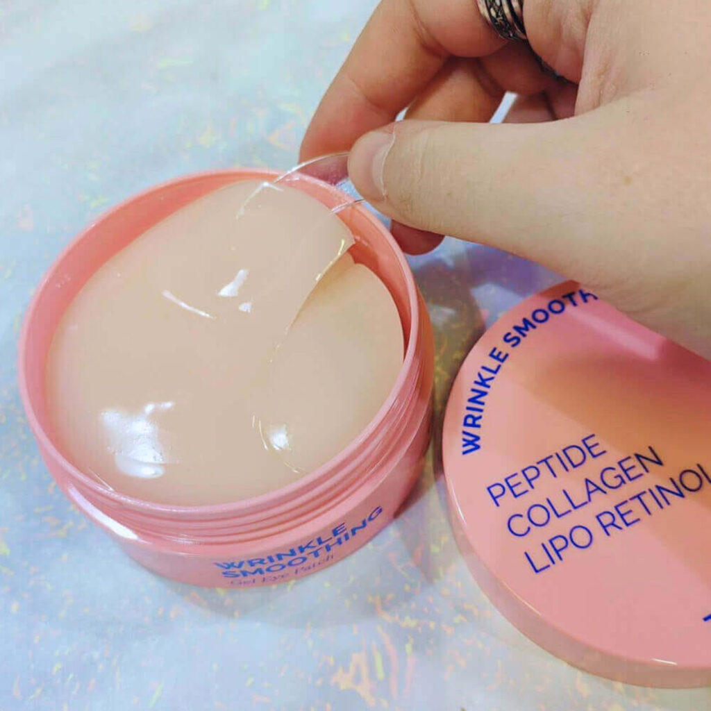 TRIMAY – Wrinkle Smoothing Gel Eye Patch - Hydrogelové polštářky pod oči s retinolem - 60 ks - Obrázek 3