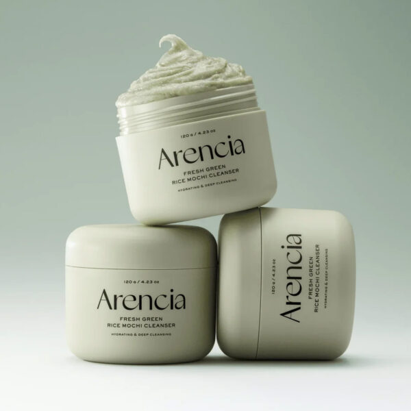 ARENCIA - Fresh Green Rice Mochi Cleanser – Čisticí pasta s rýží, zeleným čajem a tea tree 120 g