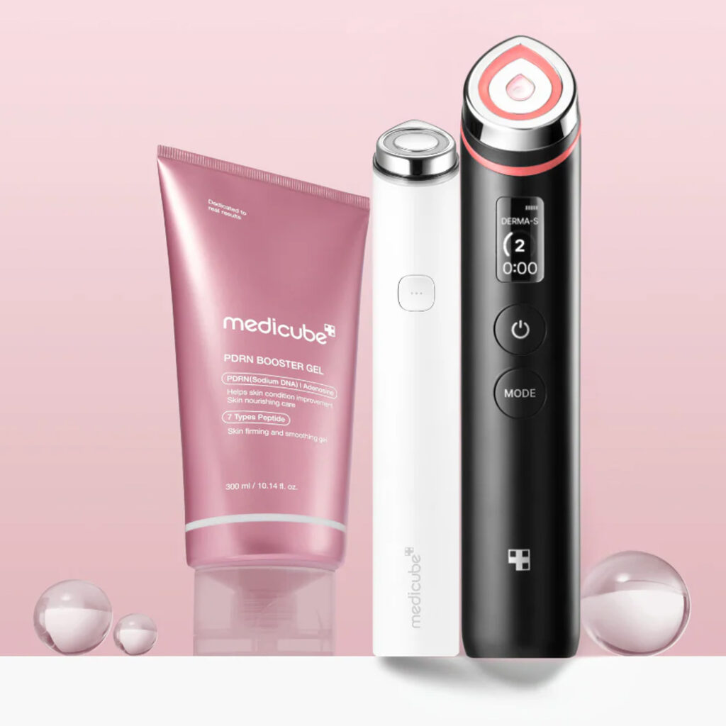 MEDICUBE – AGE-R PDRN Booster Gel – Regenerační gel s PDRN a peptidy - 300 ml - Obrázek 2