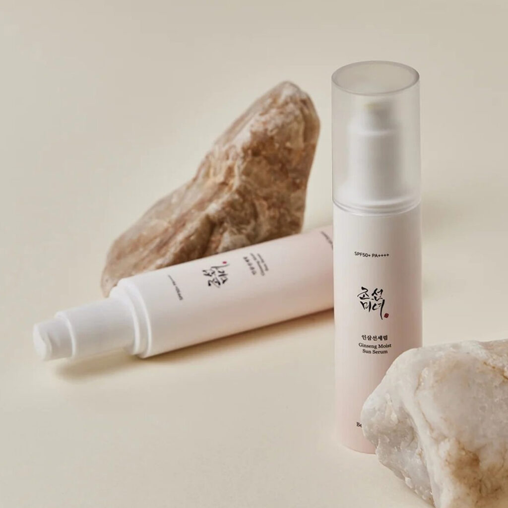 BEAUTY OF JOSEON – Ginseng Moist Sun Serum SPF50+ PA++++ – Ochranné sérum s ženšenem - 50 ml - Obrázek 2