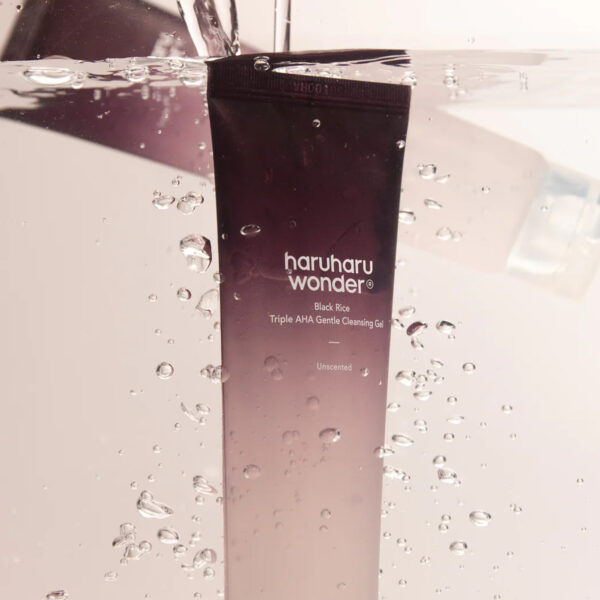 HARUHARU WONDER - Black Rice Triple AHA Gentle Cleansing Gel – Jemný čisticí gel s AHA kyselinami - 100 ml