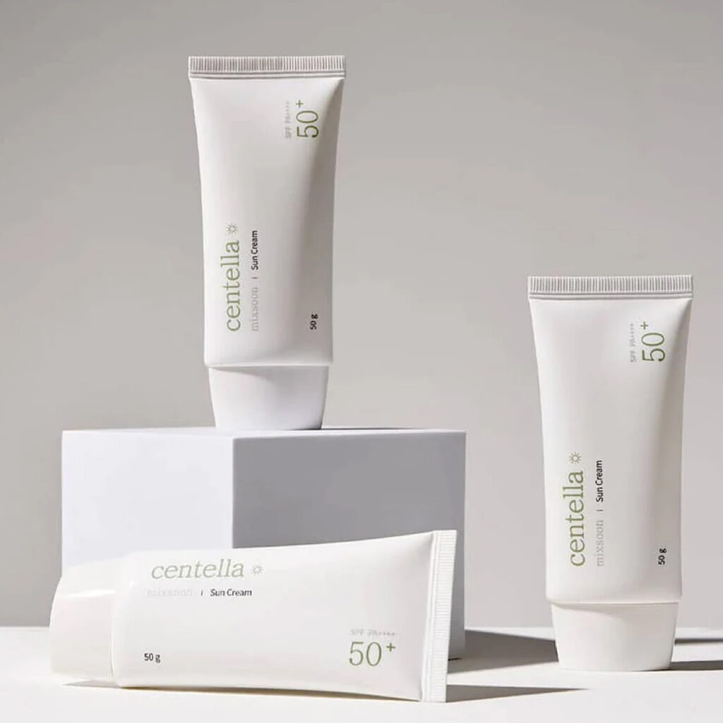 MIXSOON – Centella Sun Cream – Ochranný krém SPF 50+ PA++++ - 50 g - Obrázek 2