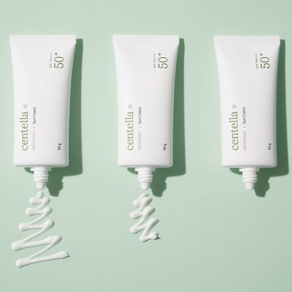 MIXSOON – Centella Sun Cream – Ochranný krém SPF 50+ PA++++ - 50 g - Obrázek 3