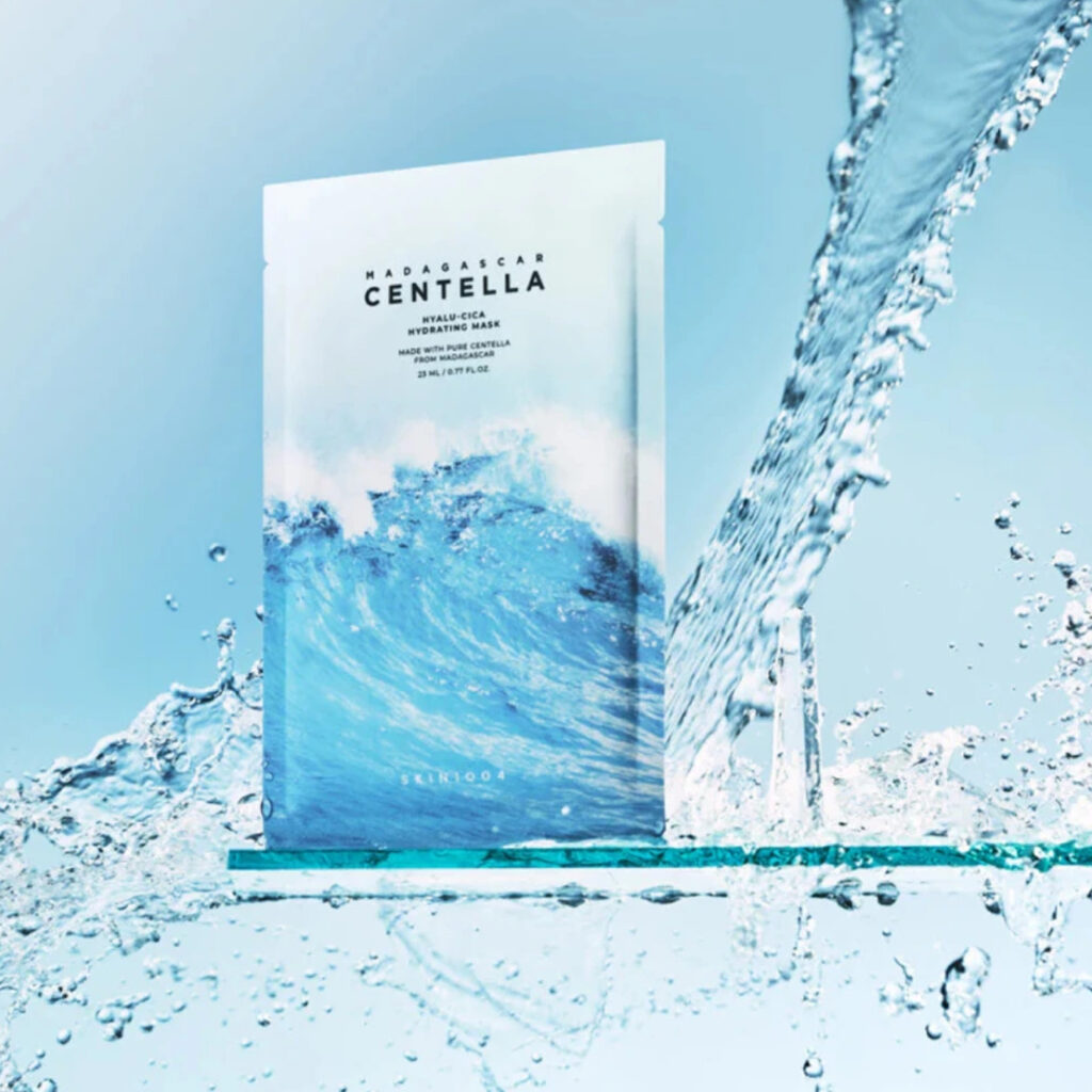 SKIN1004 - Madagascar Centella Hyalu-Cica Hydrating Maska - Hydratační maska s Centellou - Obrázek 2