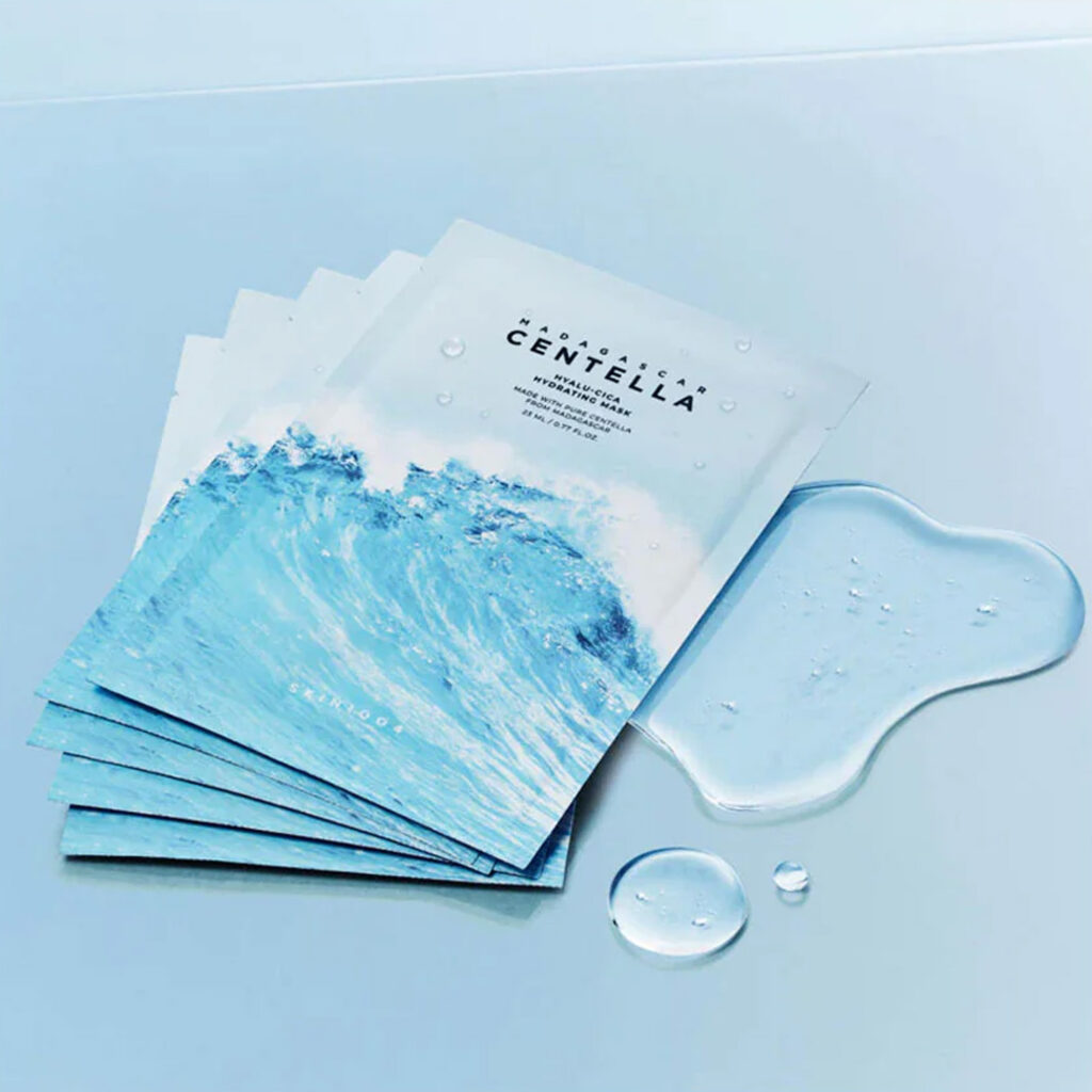 SKIN1004 - Madagascar Centella Hyalu-Cica Hydrating Maska - Hydratační maska s Centellou - Obrázek 3