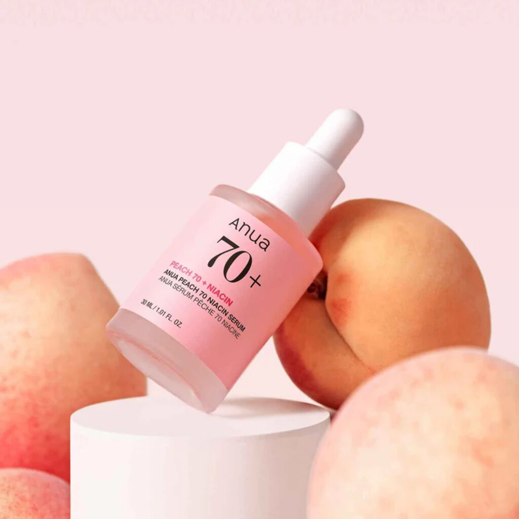 ANUA – Peach 70 + Niacin - Rozjasňující sérum s broskvovou vodou - 30 ml - Obrázek 3