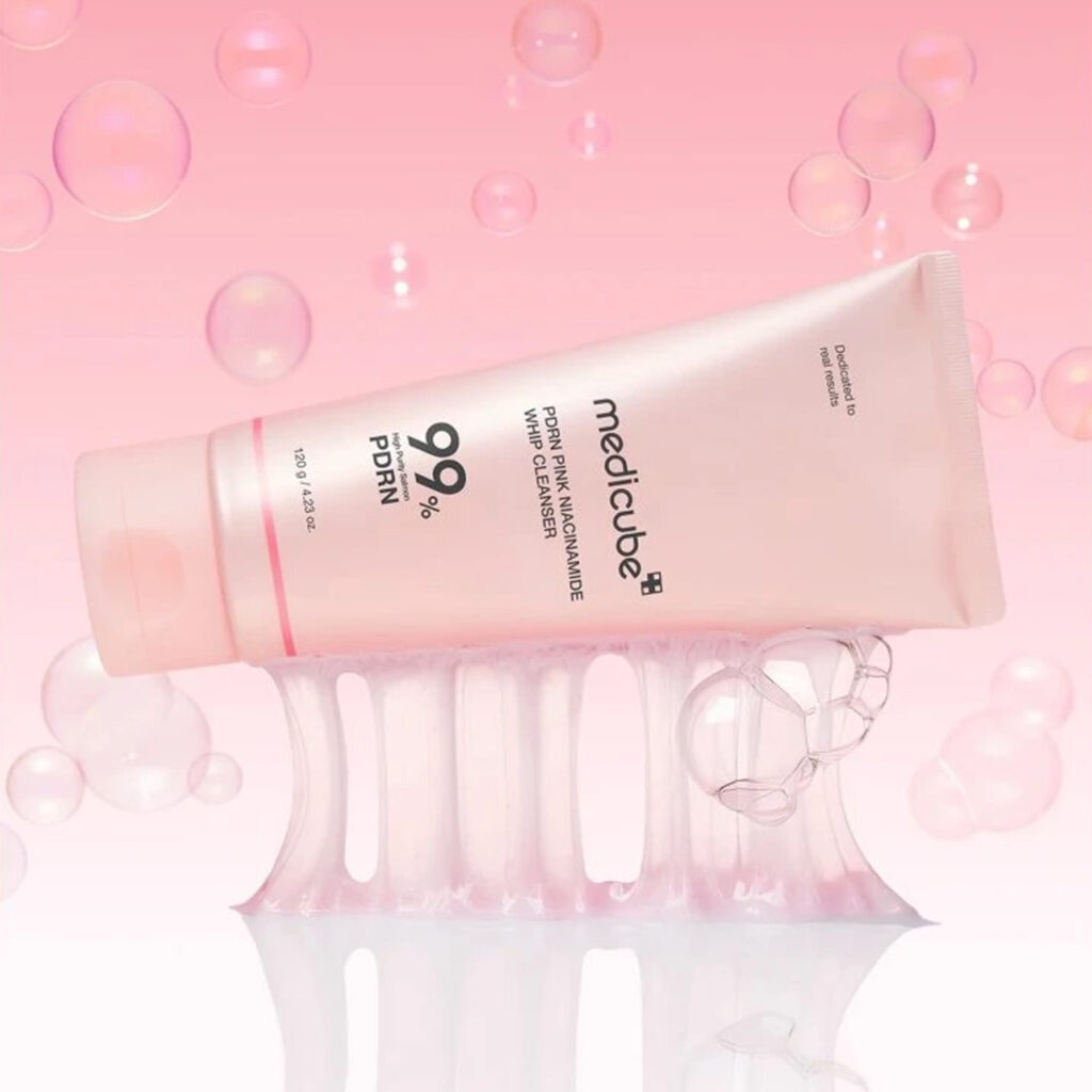 MEDICUBE - PDRN Pink Niacinamide Whip Cleanser – Čisticí pěna s PDRN - 120 g - Obrázek 3