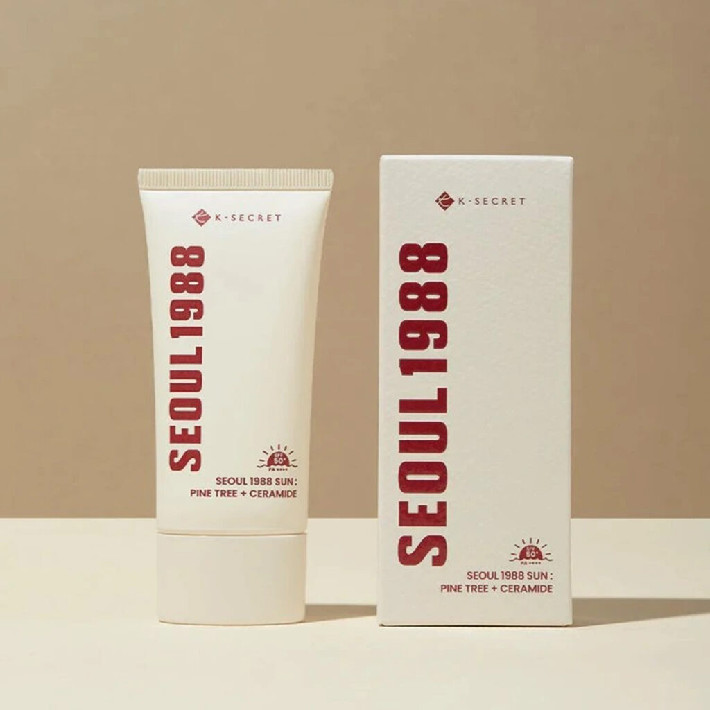 K-SECRET – SEOUL 1988 Sun : Pine Tree + Ceramide – Ochranný krém SPF 50+ PA++++ - 50 ml - Obrázek 2