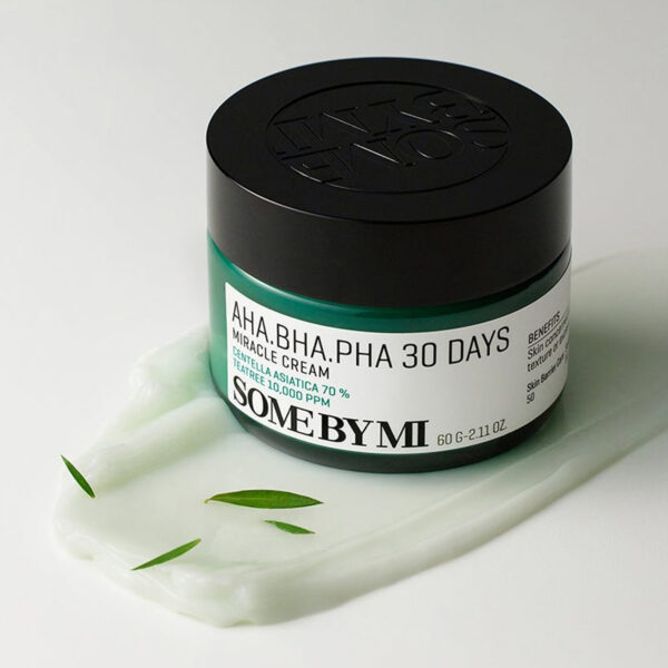 SOME BY MI – AHA·BHA·PHA 30 Days Miracle Cream – Zklidňující krém s pupečníkem asijským a kyselinami - 60 g