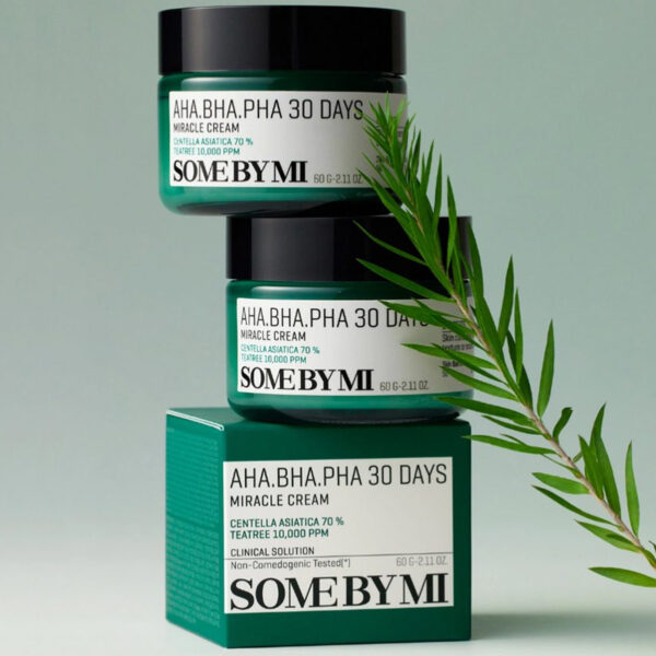 SOME BY MI – AHA·BHA·PHA 30 Days Miracle Cream – Zklidňující krém s pupečníkem asijským a kyselinami - 60 g