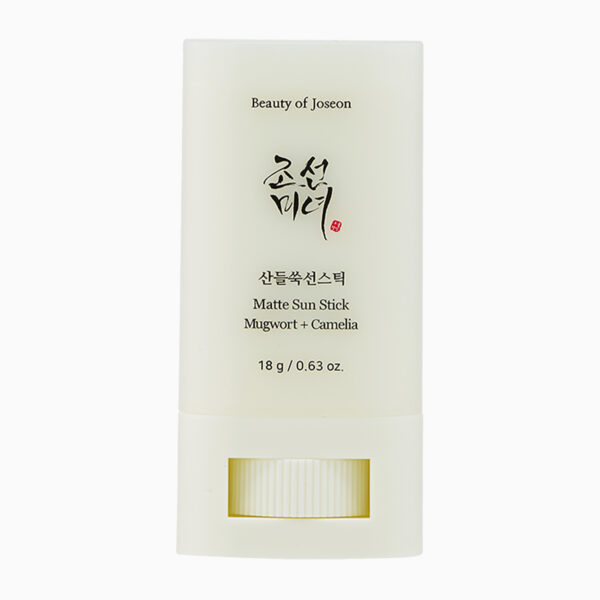 BEAUTY OF JOSEON – Matte Sun Stick: Mugwort + Camellia – Zmatňující ochranná tyčinka SPF 50+ PA++++ - 18g