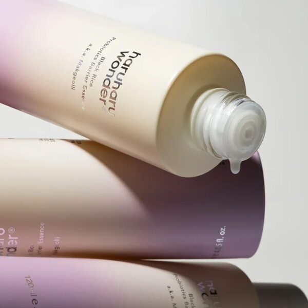 HARUHARU WONDER – Black Rice Probiotics Barrier Essence – Regenerační esence s černou rýží a probiotiky - 120 ml