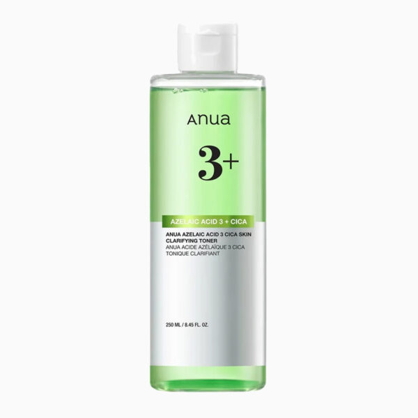 Anua – Azelaic Acid 3 Cica Skin Clarifying Toner – Čisticí tonikum s kyselinou azelaovou - 250 ml