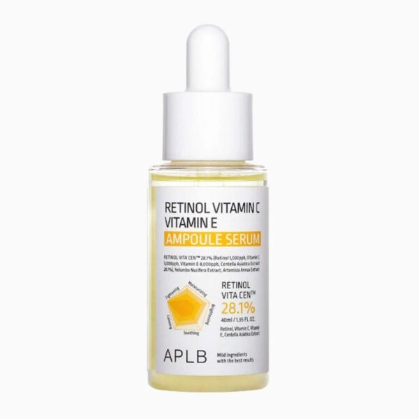 APLB – Retinol Vitamin C Vitamin E Ampoule Serum – Vyhlazující sérum s retinolem a vitaminy - 30 ml