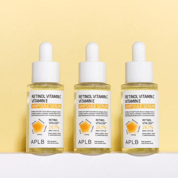APLB – Retinol Vitamin C Vitamin E Ampoule Serum – Vyhlazující sérum s retinolem a vitaminy - 30 ml