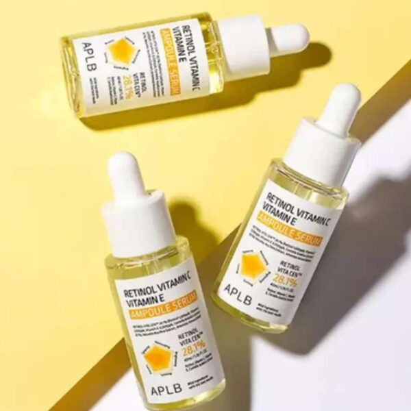 APLB – Retinol Vitamin C Vitamin E Ampoule Serum – Vyhlazující sérum s retinolem a vitaminy - 30 ml