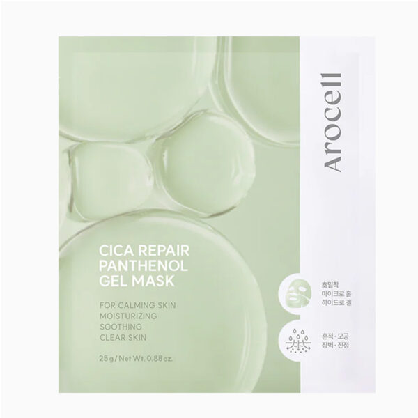 AROCELL – Cica Repair Panthenol Gel Mask – Zklidňující gelová maska s panthenolem a peptidy