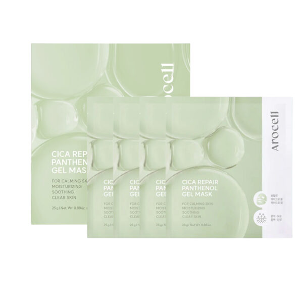 AROCELL – Cica Repair Panthenol Gel Mask – Zklidňující gelová maska s panthenolem a peptidy