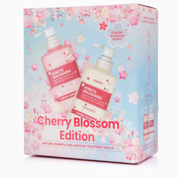 KUNDAL – Cherry Blossom Edition – Hydratační šampon & kondicionér s vůní třešňového květu