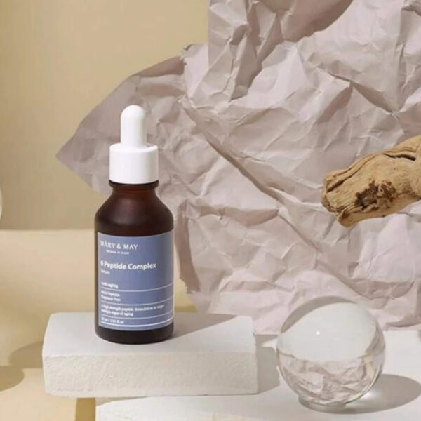 MARY & MAY – 6 Peptide Complex Serum – Sérum pro vyhlazení a pevnost pleti - 30 ml