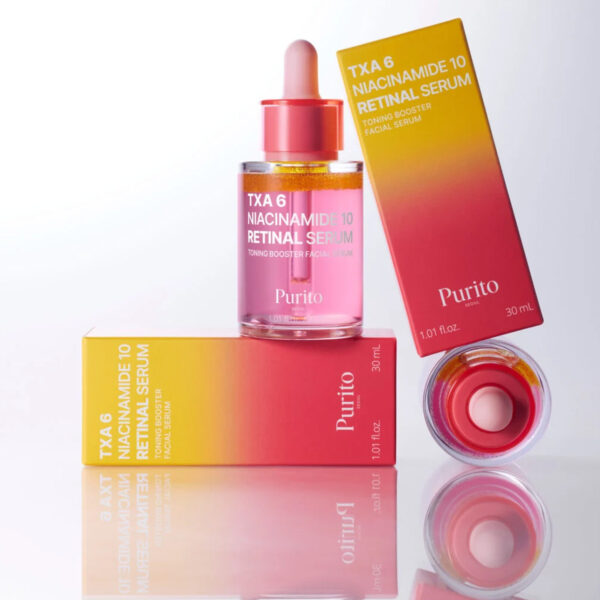 Purito – TXA 6 Niacinamide 10 Retinal Serum – Zpevňující a rozjasňující sérum - 30 ml