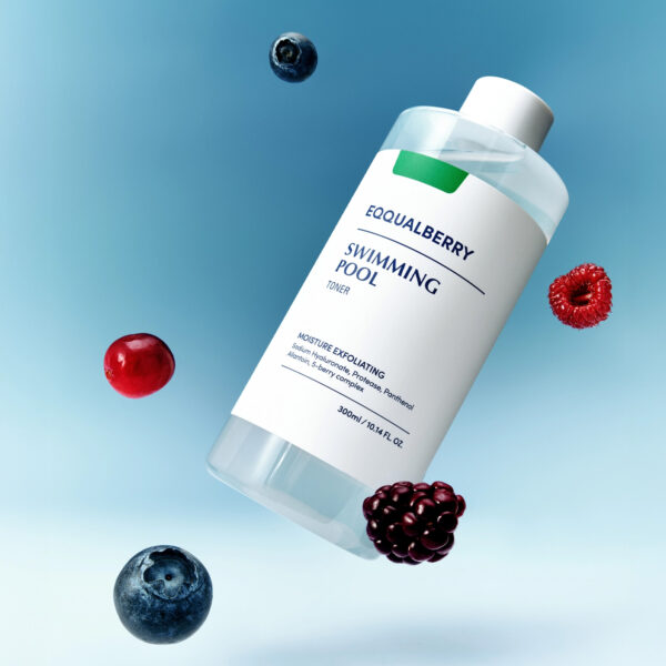 EQQUALBERRY – Swimming Pool Toner – Hydratační a vyhlazující pleťový toner - 155 ml